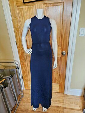 💙 83. Iris & Ink Size XS Blue Cutout Dress